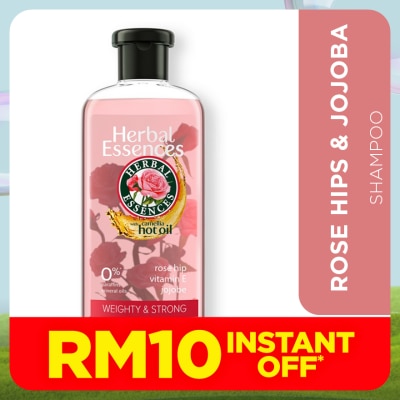 HERBAL ESSENCES Rosehip + Jojoba Oil Shampoo 400ml