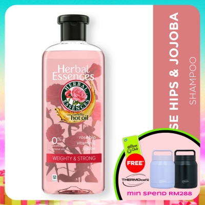 HERBAL ESSENCES - Rosehip + Jojoba Oil Shampoo 400ml