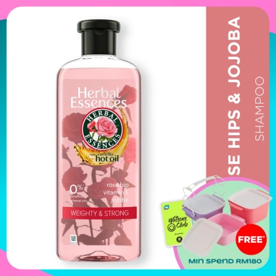 HERBAL ESSENCES Rosehip + Jojoba Oil Shampoo 400ml