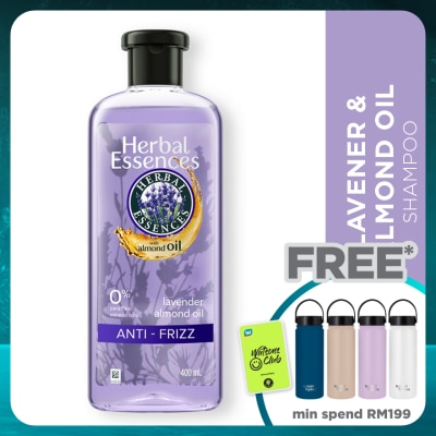 HERBAL ESSENCES Lavender + Almond Oil Shampoo 400ml