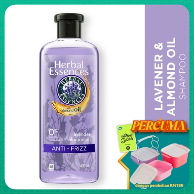 HERBAL ESSENCES - Lavender + Almond Oil Shampoo 400ml