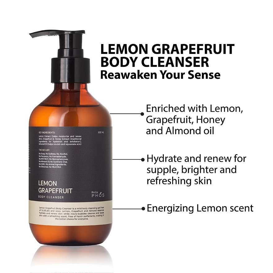 Lemon Graprefuit Body Cleanser 300ml