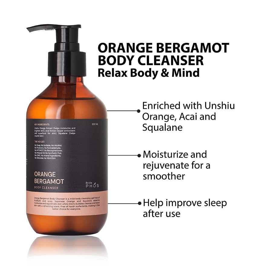 Orange Bergamot Body Cleanser 300ml