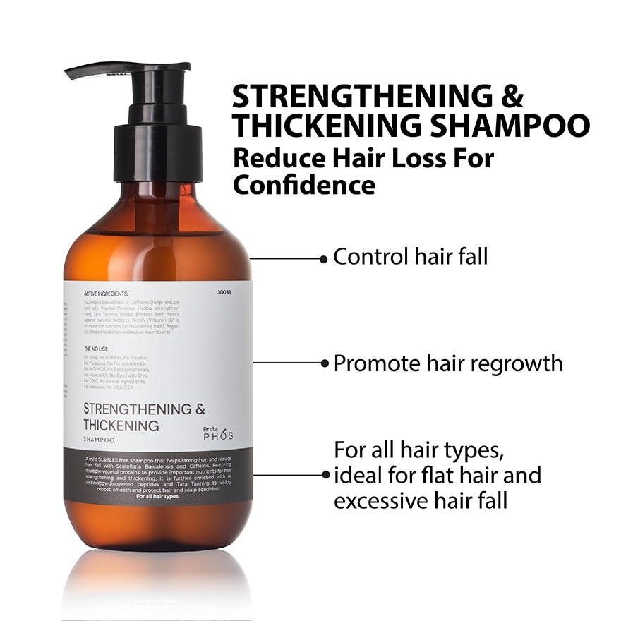 Strengthening & Thickening Shampoo 300ml