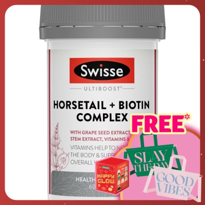 SWISSE Ultiboost Horsetail + Biotin Complex 60s