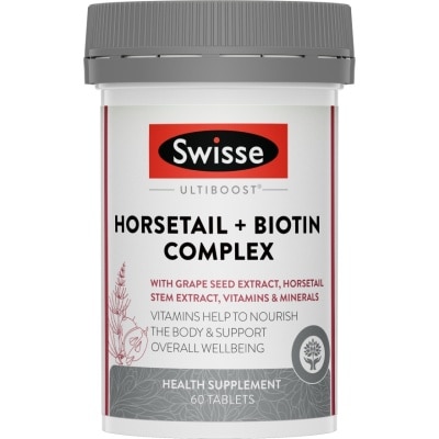 SWISSE Ultiboost Horsetail + Biotin Complex 60s