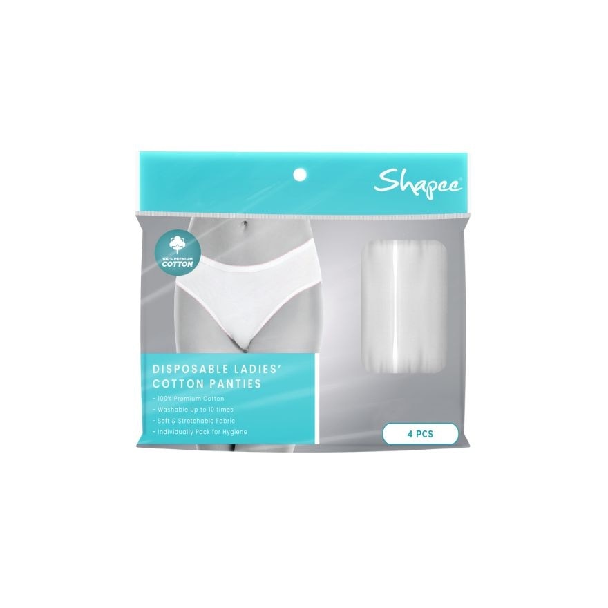 Disposable Ladies Cotton Panties (12 pcs) XL