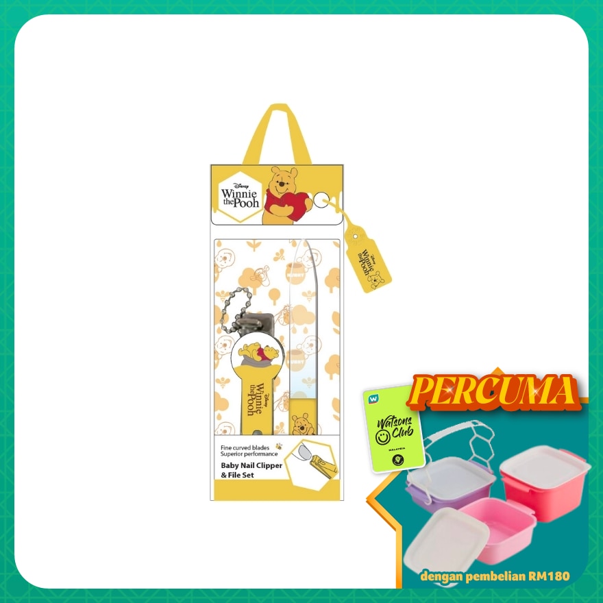 Winnie The Pooh Baby Nail Clipper & File Set
