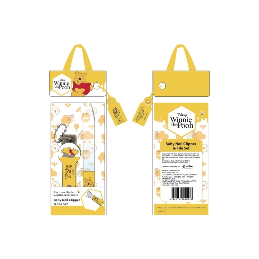 Winnie The Pooh Baby Nail Clipper & File Set