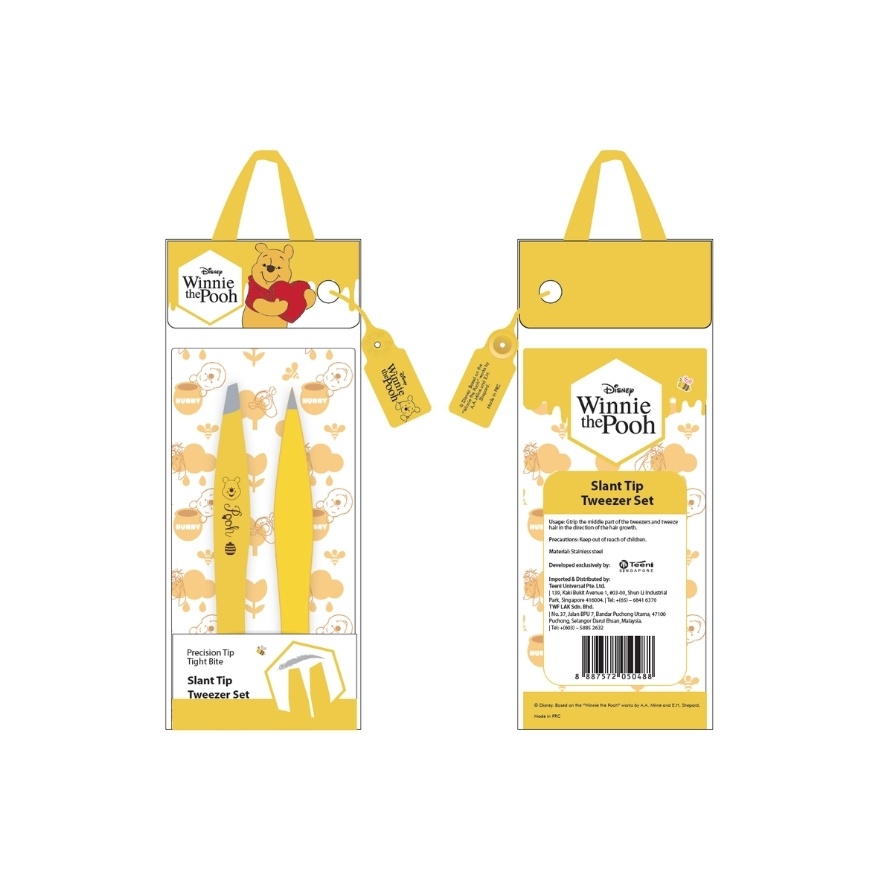 Winnie The Pooh Slant Tip Tweezer Set