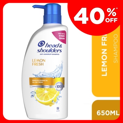 HEAD&SHOULDERS Lemon Fresh Shampoo 650ml