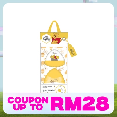 DISNEY Winnie The Pooh Cotton Candy Puff (Triangle)