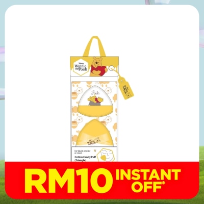 DISNEY Winnie The Pooh Cotton Candy Puff (Triangle)