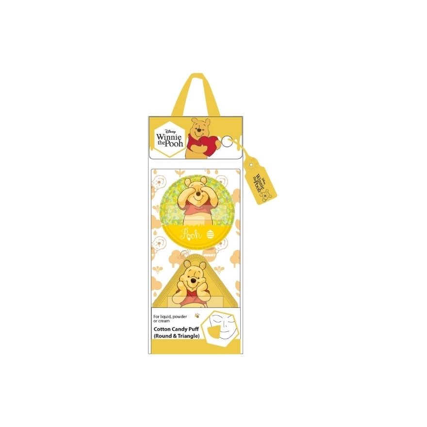 Winnie The Pooh Cotton Candy Puff (Round & Triangle)