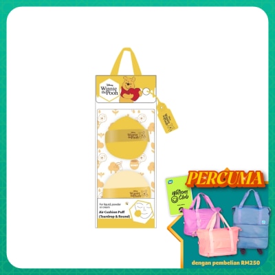 DISNEY Winnie The Pooh Air Cushion Puff (Teardrop & Round)