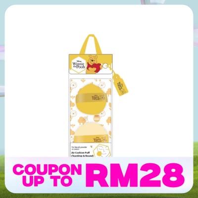 DISNEY Winnie The Pooh Air Cushion Puff (Teardrop & Round)