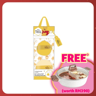 DISNEY Winnie The Pooh Air Cushion Puff (Teardrop & Round)