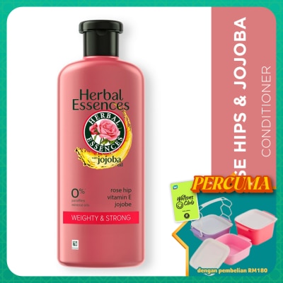 HERBAL ESSENCES - Rosehip + Jojoba Oil Conditioner 400ml