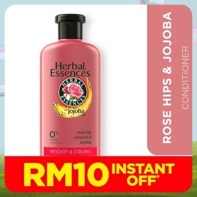 HERBAL ESSENCES Rosehip + Jojoba Oil Conditioner 400ml