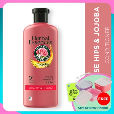 HERBAL ESSENCES Rosehip + Jojoba Oil Conditioner 400ml