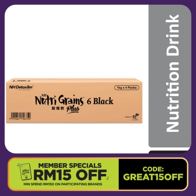NH NUTRI GRAINS Nutri Grains Plus With 6 Black 1kg x 4 packs