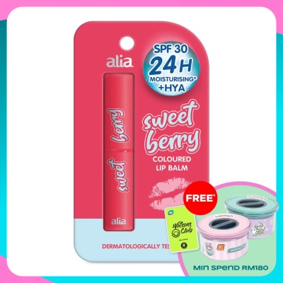 ALIA Sweet berry Colored Lip Balm 1s