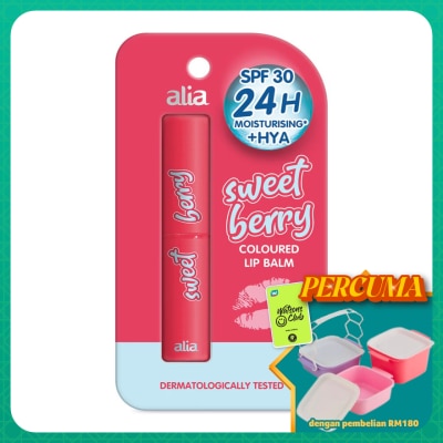 ALIA - Sweet berry Colored Lip Balm 1s