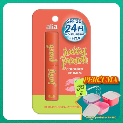 ALIA - Juicy Peach Colored Lip Balm 1s