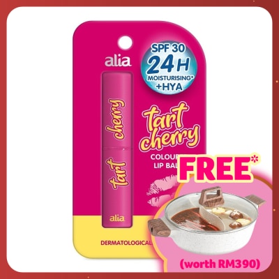 ALIA Tart Cherry Colored Lip Balm 1s