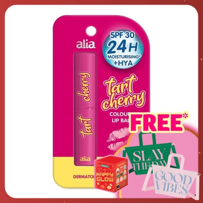 ALIA Tart Cherry Colored Lip Balm 1s