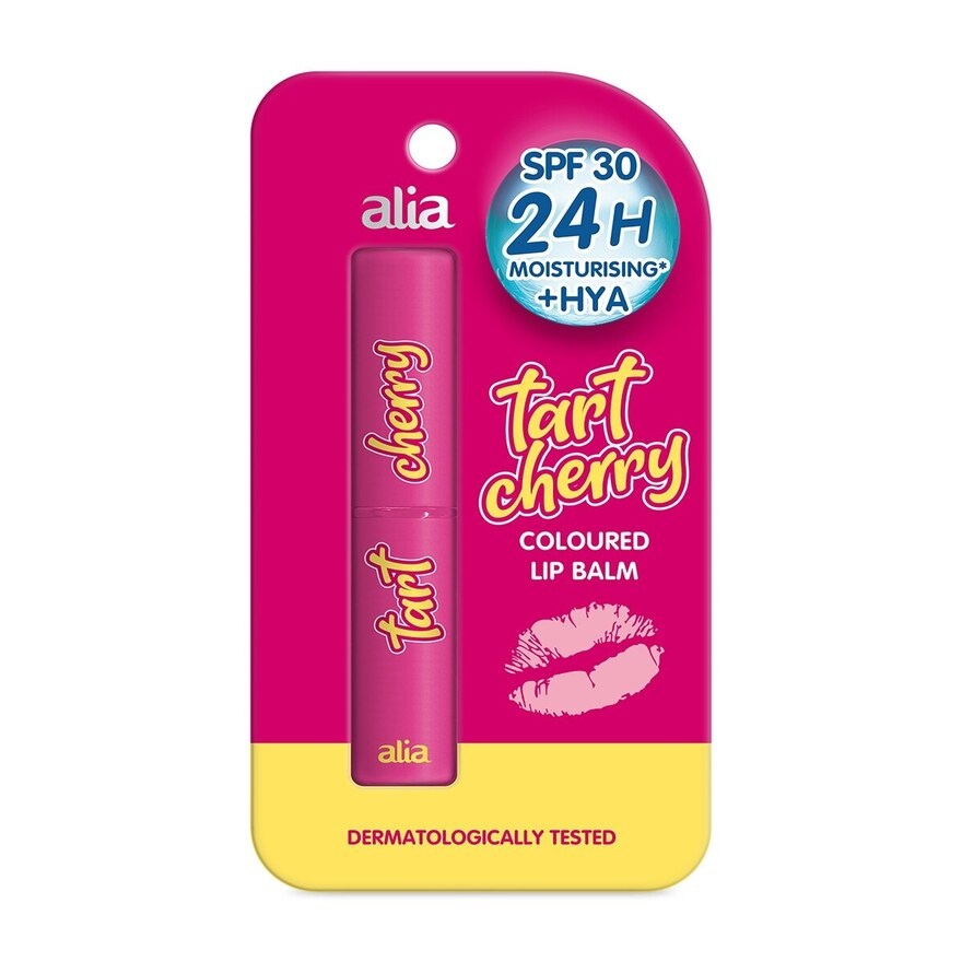Tart Cherry Colored Lip Balm 1s