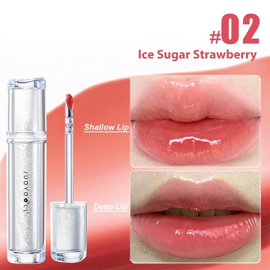 Watery Lip Gloss 2 Ice Sugar Strawberry