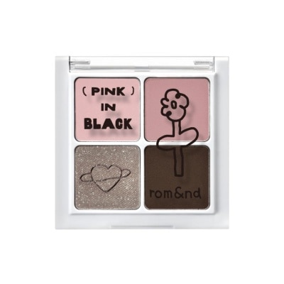 ROM&ND Inapsquare Collection Better Than Eyes B02 Peony In Black