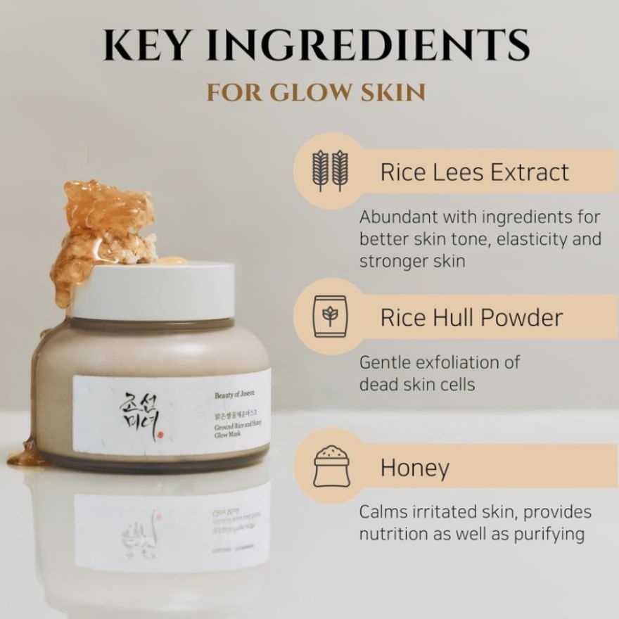 Ground Rice and Honey Glow Mask 150ml