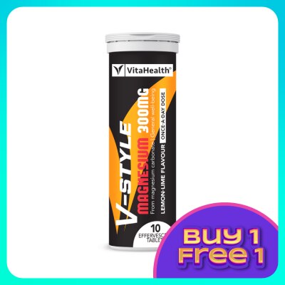 V-STYLE Magnesium 300Mg Effervescent Tablet 10S