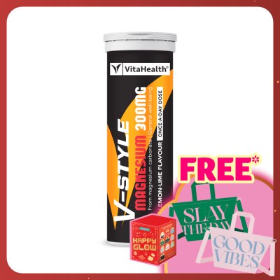 V-STYLE Magnesium 300Mg Effervescent Tablet 10S