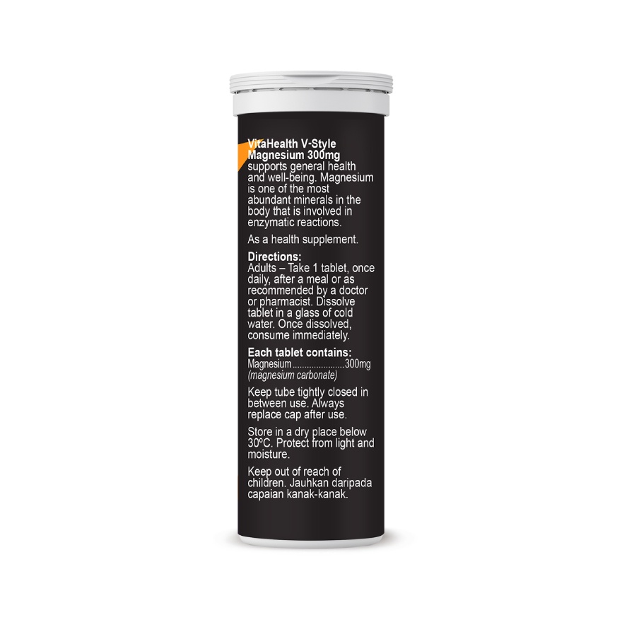 Magnesium 300Mg Effervescent Tablet 10S