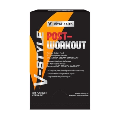 V-STYLE Post-Workout Formula Dietary Food (Oat Flavour) 15S