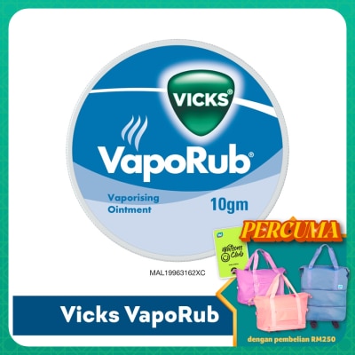 VICKS - Vaporub Cold Vaporizing Ointment 10g
