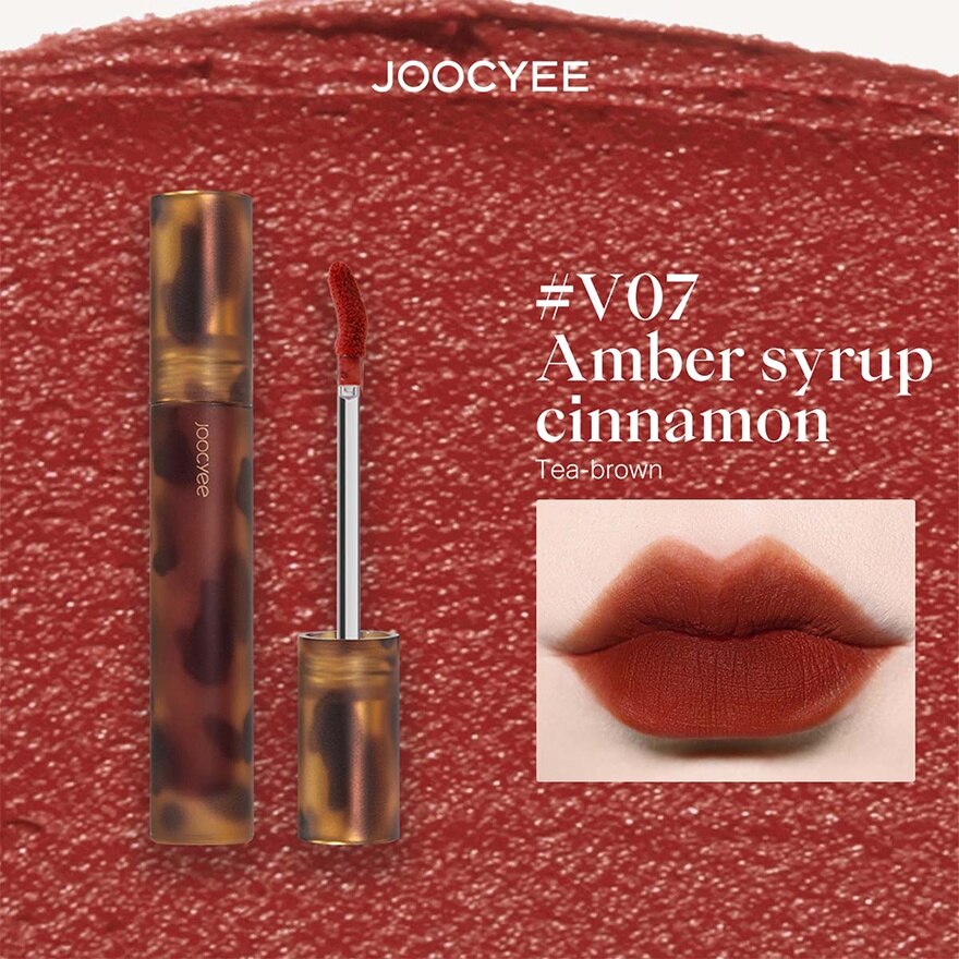 Fluffy Matte Lipgloss V07 Amber Syrup