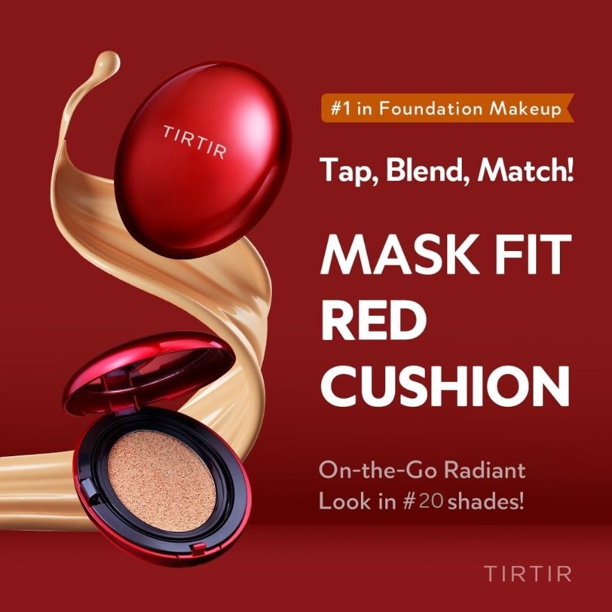 Mask Fit Red Cushion 17C Porcelain 18G