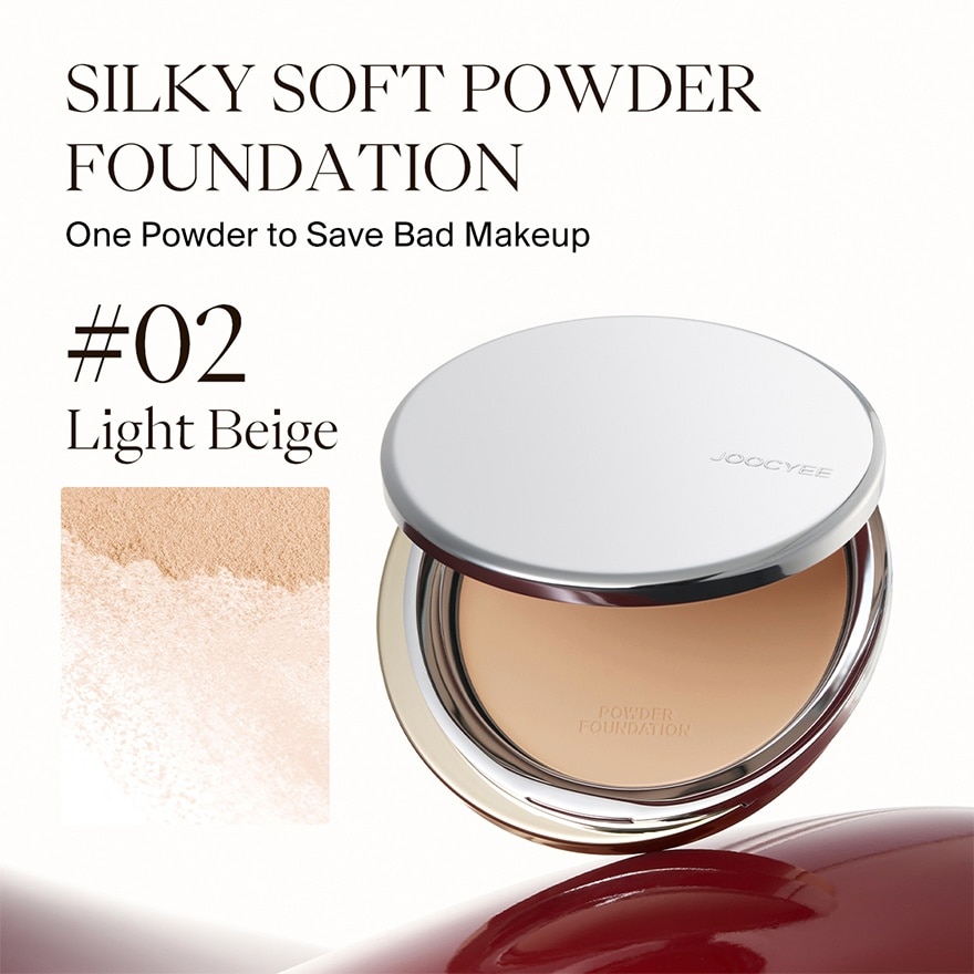 Silky Soft Powder Foundation 02 Light Beige 4G