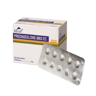 AXCEL Prednisolone 5mg EC Tab 10s