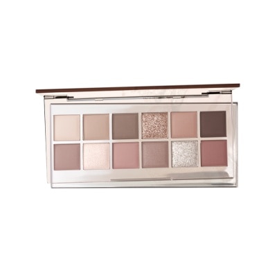 JOOCYEE 12 Shades Eyeshadow Palette 01 Wooden Pink