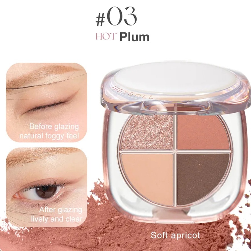 Glazed 4-Colors Eyeshadow Palette 03