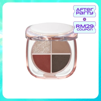 JUDYDOLL Glazed 4-Colors Eyeshadow Palette 04