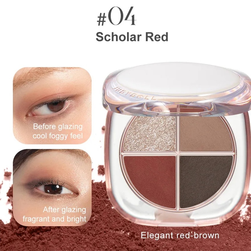 Glazed 4-Colors Eyeshadow Palette 04