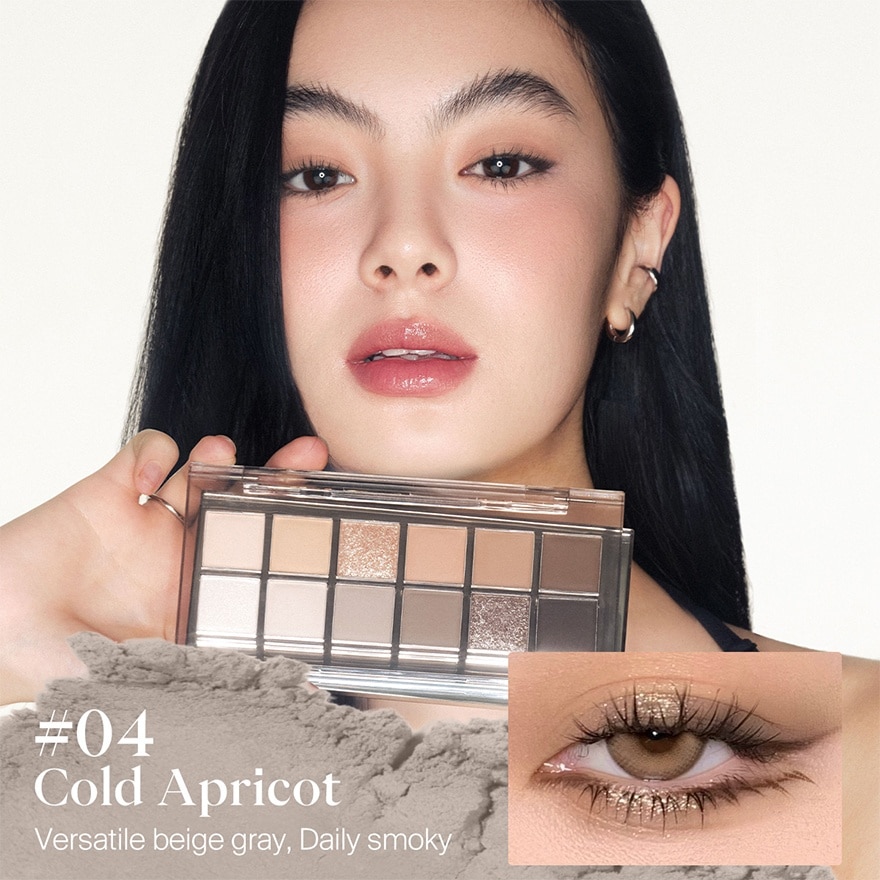 12 Shades Eyeshadow Palette 04 Cold Apricot