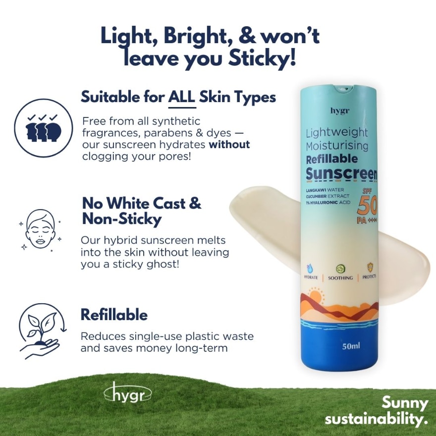 Lightweight Moisturizing Sunscreen SPF 50 PA++++50ml