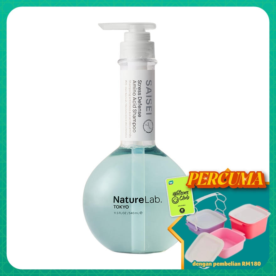 Saisei Stress Defence Amino-Acid Shampoo 340ml